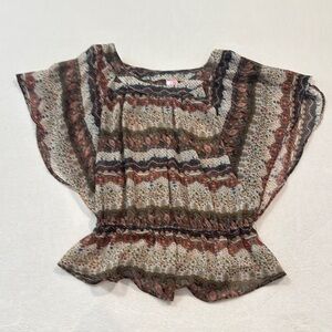 Chic Multicolor Women's Top